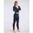 Temps Danse River Ribbed Leggings navy rechte kant