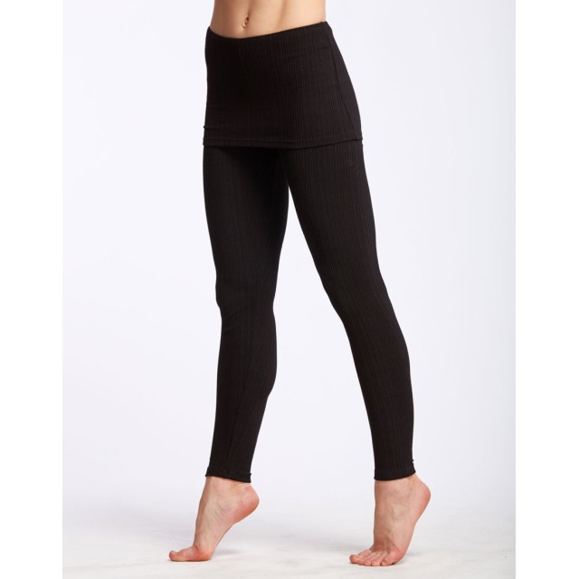 Temps Danse River Dames Geribbelde Legging met Rok