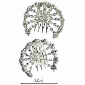 Alista Dancer Basics  Alista Chignon Cover met Metalen Kam en Strass