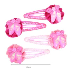 Alista Spitzen Haarclips Roze Glitters B14002