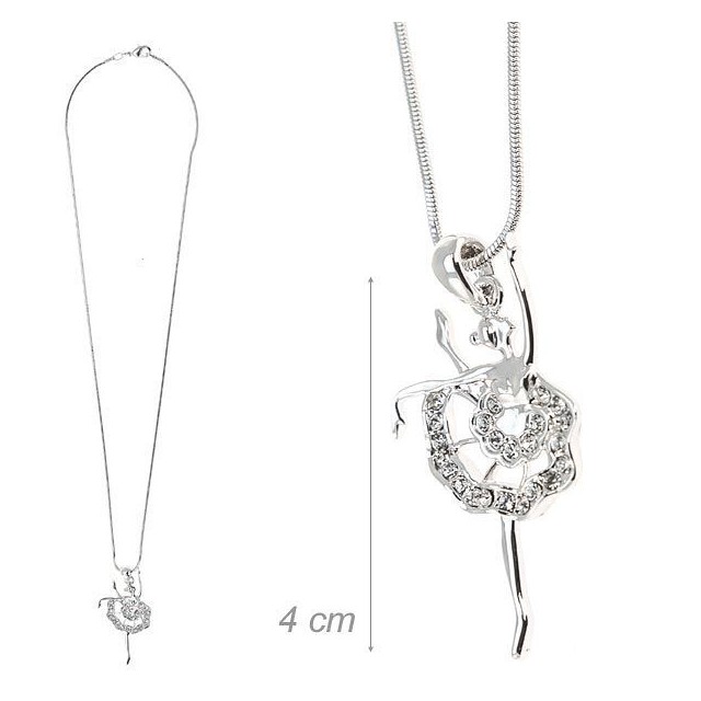 Alista Ketting Ballerina met Strass Tutu B32067