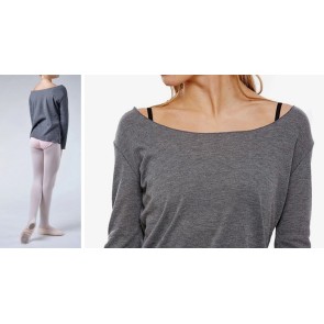 Ballet Rosa Top Ruby grijs neck