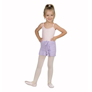 Sansha Mallorie KT0617P comfortabele korte dansbroek meisjes lavendel