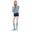 Sansha Melinda KT4031P ballet trui lange mouwen met capuchon blauw