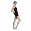 Sansha Kyrie L0656A korte warming up broek met hoge tailleband 