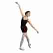 Sansha Kyrie L0656A warming-up korte broek omslagband donkerrood
