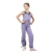 Sansha Sammy G113F kinderjumpsuit voor balletles paars 