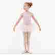 Sansha Flaurine 68AE007M ballet tutu kant bloemmotief voorkant