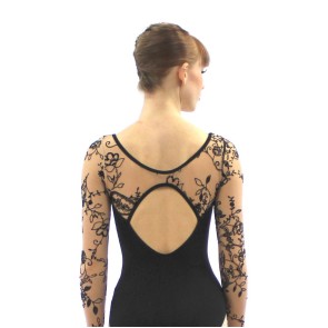 Sansha Dovane 50AI0048P lange mouwen balletpak voor dames achterkant 