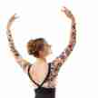 Sansha DAADIL 50AI0006P dames balletpak lange mouwen