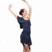Sansha Clarisa 50AG0021T dames latin dansrok elastische band