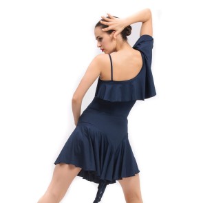 Sansha Clarisa 50AG0021T dames latin dansrok kort achterkant 