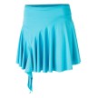 Sansha Clarisa 50AG0021T dames latin dansrok kort ruffles turquoise