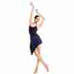 Sansha Clarisa 50AG0021T dames latin dansrok kort voor trainingen