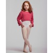 Temps Danse Cary JR meisjes cropped sweatshirt fuchsia