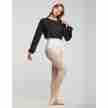 Temps Danse Cary JR meisjes cropped sweatshirt zwart ataat